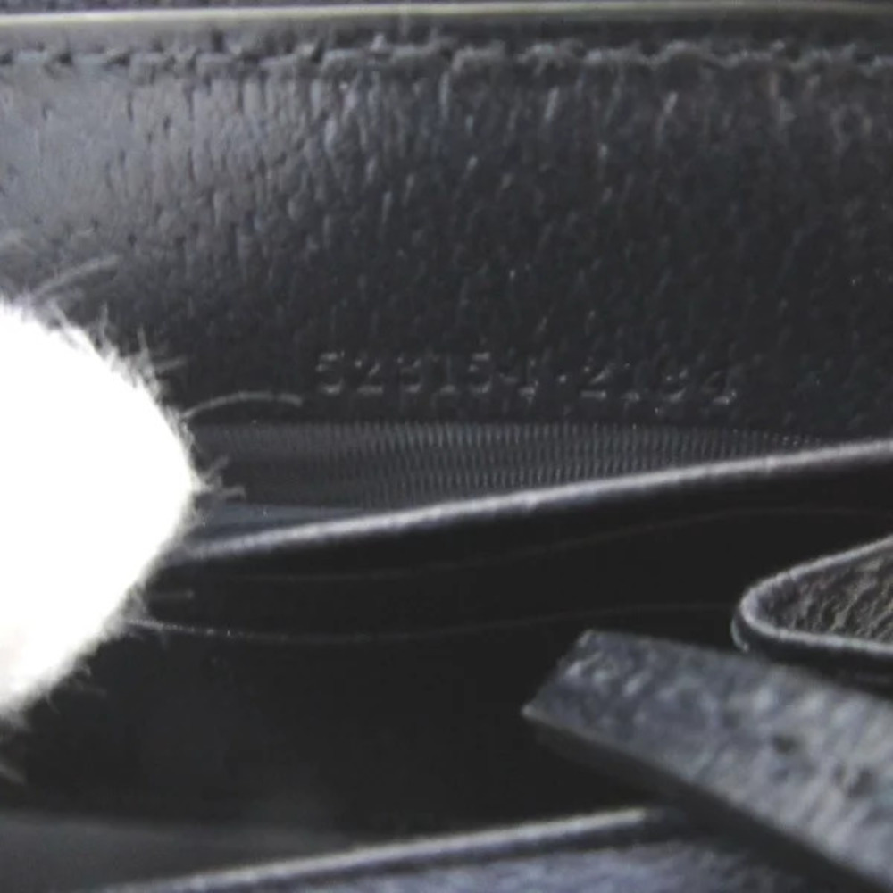 Gucci Ophidia GG Supreme leather beige Navy Blue round zipper long wallet - Picture 3 of 6